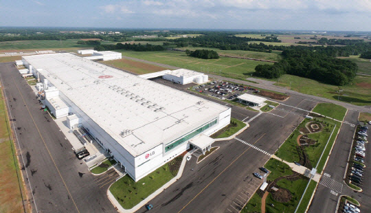 LG전자 미국 테네시 세탁기 공장 전경 <LG전자 제공>